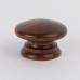 Knob style A 44mm walnut lacquered wooden knob